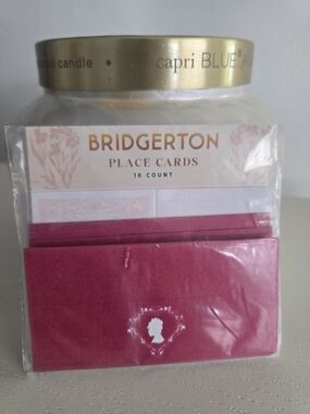 Bridgerton Place Cards - Deep Berry Pink